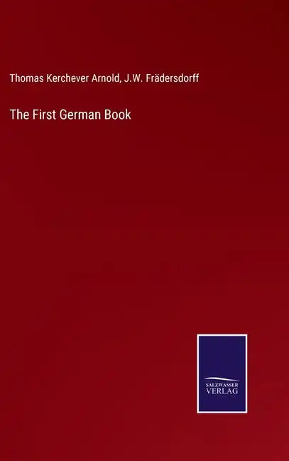The First German Book - Hardcover