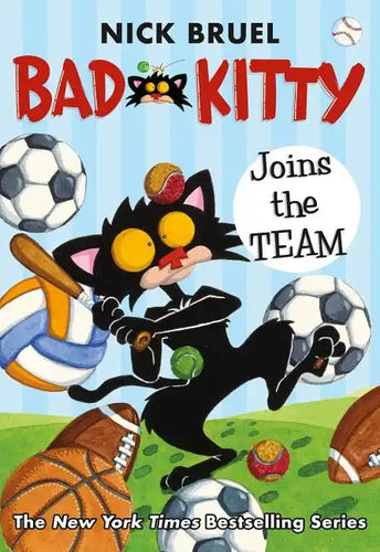 Bad Kitty Joins the Team (Classic Black-And-White Edition) - Hardcover