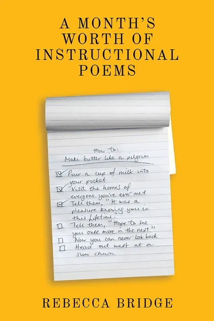 A Months Worth of Instructional Poems - Paperback