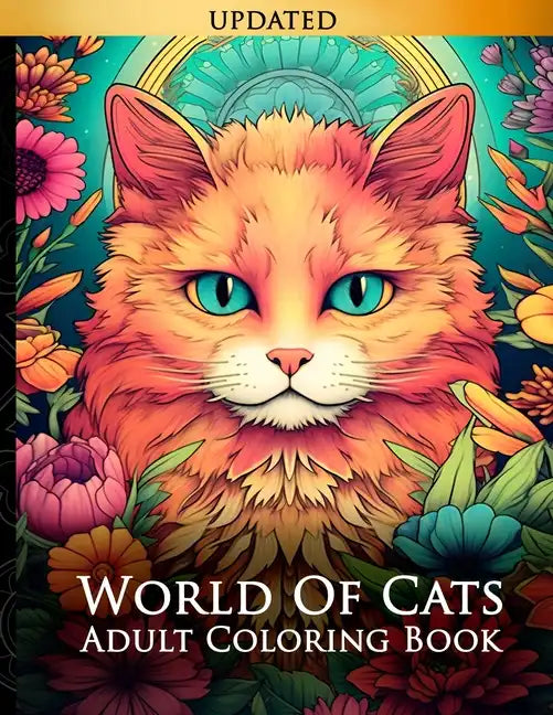 World of Cats: Adult Coloring Book - Paperback