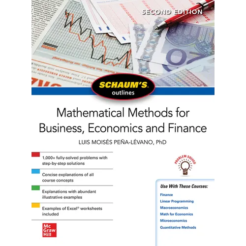 Schaum's Outline of Mathematical Methods for Business, Economics and Finance, Second Edition - Paperback