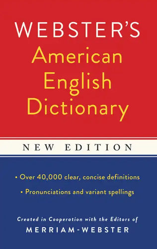 Webster's American English Dictionary, New Edition - Paperback