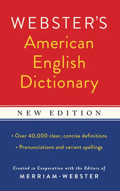 Webster's American English Dictionary, New Edition - Paperback