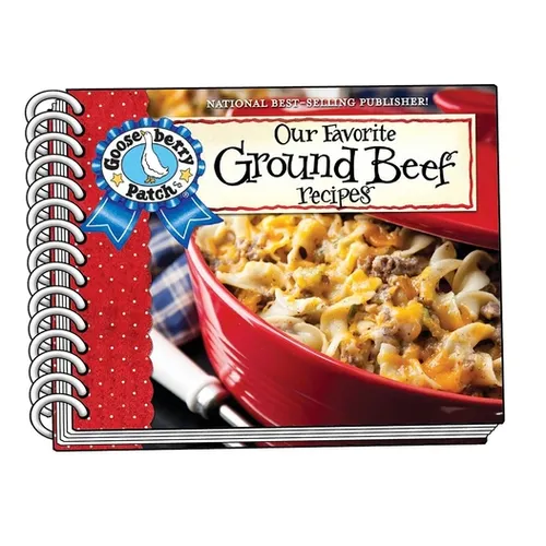 Our Favorite Ground Beef Recipes, with Photo Cover - Spiral