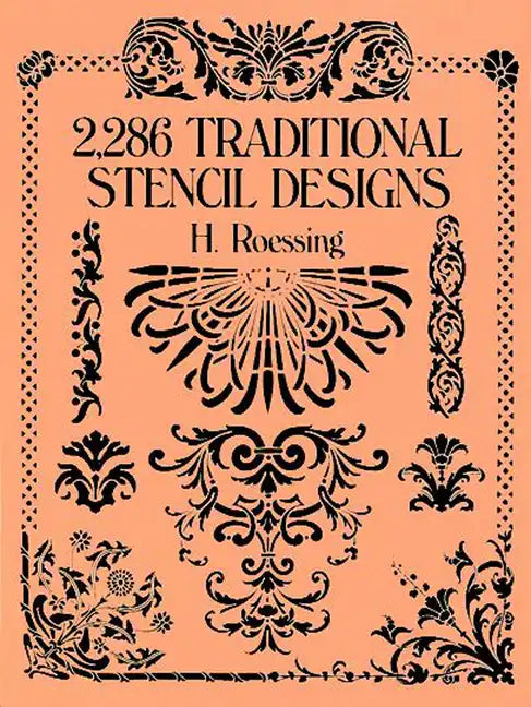2,286 Traditional Stencil Designs - Paperback