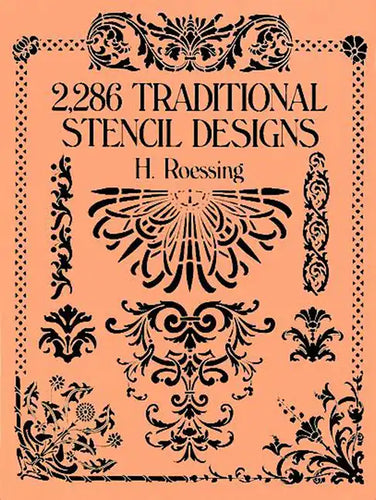 2,286 Traditional Stencil Designs - Paperback