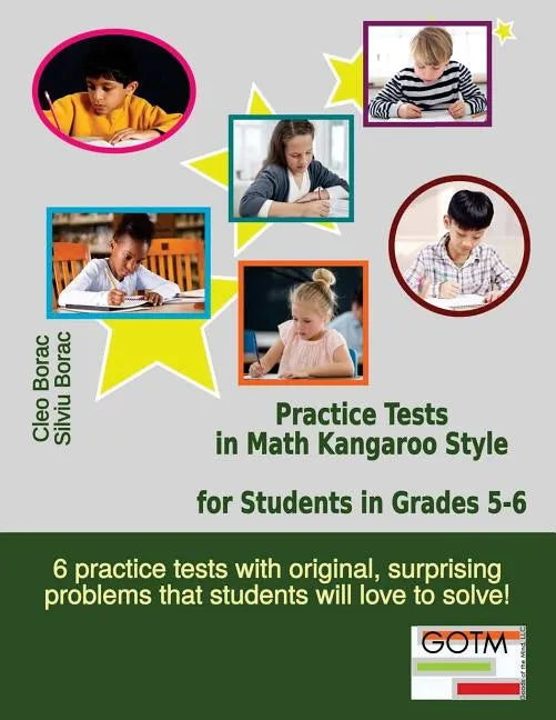 Practice Tests in Math Kangaroo Style for Students in Grades 5-6 - Paperback