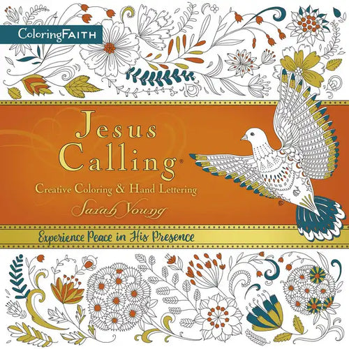 Jesus Calling Adult Coloring Book: Creative Coloring and Hand Lettering: Find Peace and Encouragement in Jesus' Words with Creative Coloring - Paperback