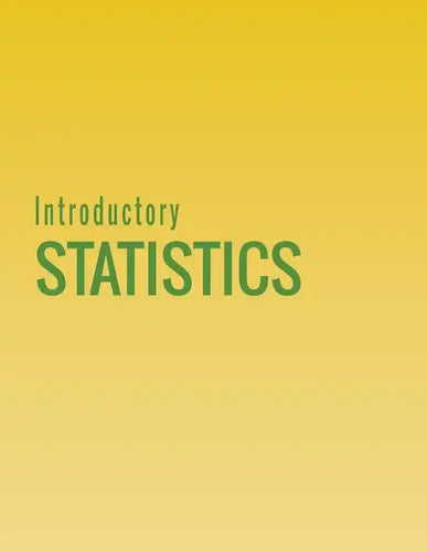 Introductory Statistics - Paperback