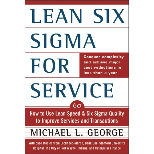 Lean Six SIGMA for Service (Pb) - Paperback