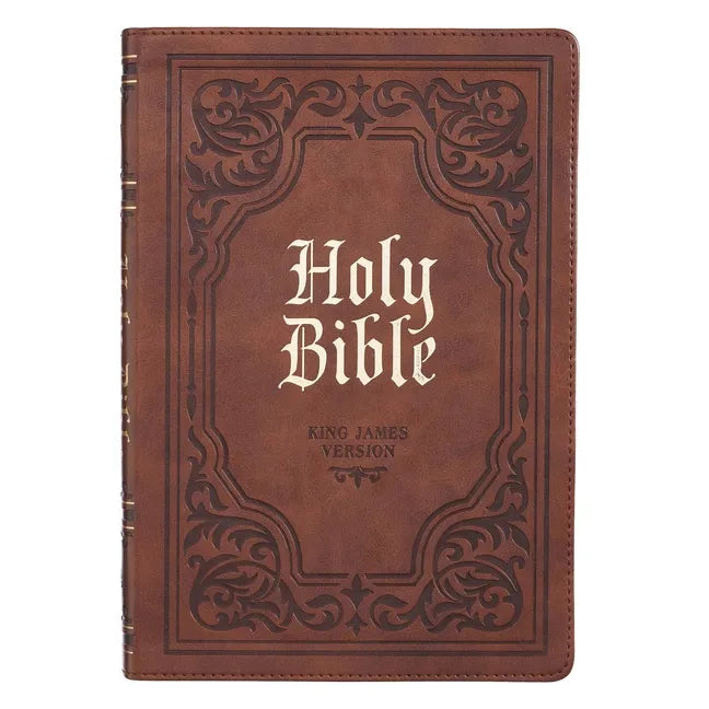 KJV Bible Thinline Brown - Leather
