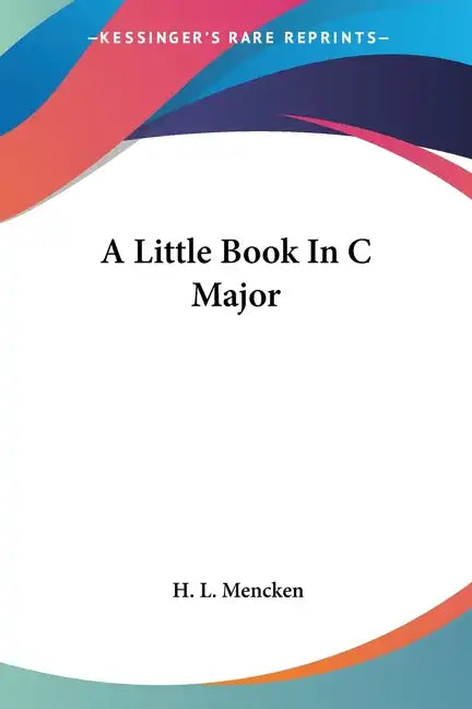 A Little Book In C Major - Paperback