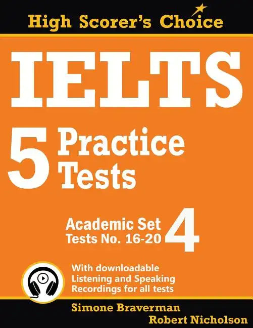 IELTS 5 Practice Tests, Academic Set 4: Tests No. 16-20 - Paperback