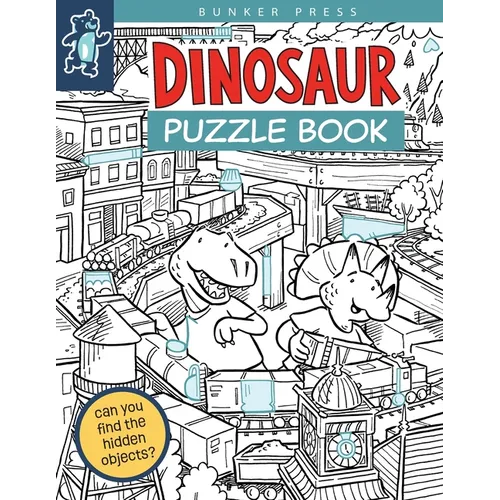 Bunker Press Dinosaur Puzzle Book - Paperback