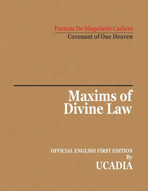 Maxims of Divine Law - Paperback