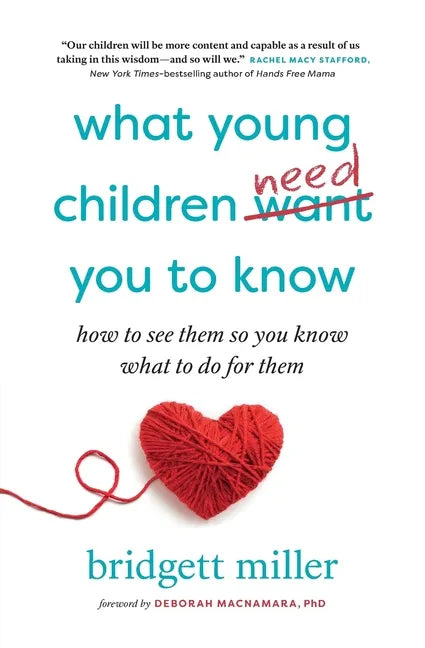 What Young Children Need You to Know: How to see them so you know what to do for them - Paperback