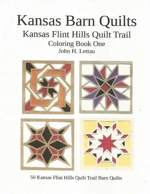 Kansas Barn Quilts Coloring Book One - Paperback
