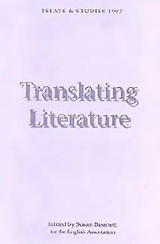 Translating Literature - Hardcover