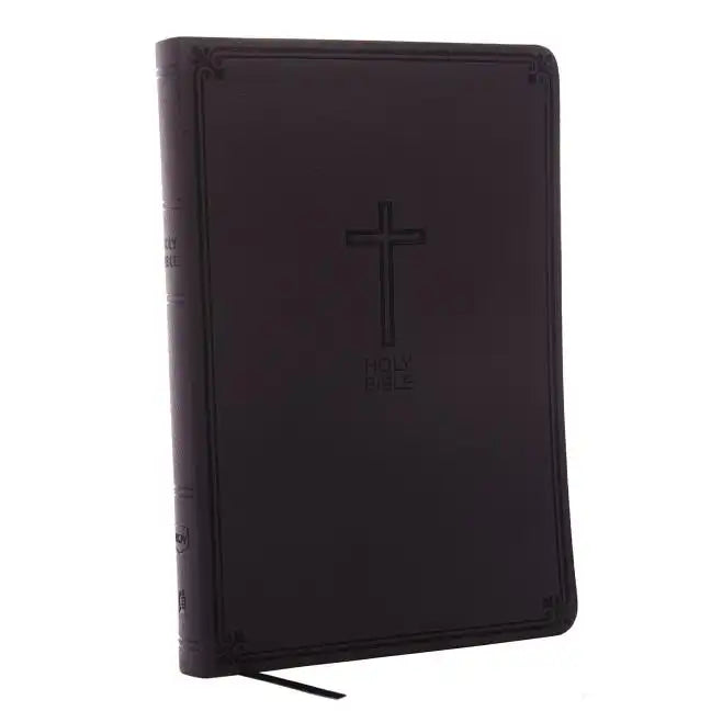 NKJV, Value Thinline Bible, Large Print, Imitation Leather, Black, Red Letter Edition - Imitation Leather