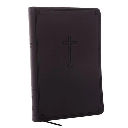 NKJV, Value Thinline Bible, Large Print, Imitation Leather, Black, Red Letter Edition - Imitation Leather