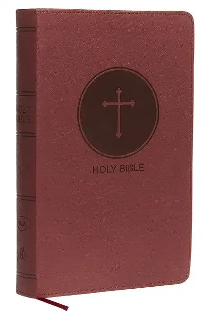 NKJV, Deluxe Gift Bible, Imitation Leather, Burgundy, Red Letter Edition - Imitation Leather