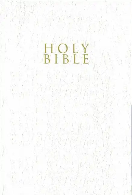 Niv, Gift and Award Bible, Leather-Look, White, Red Letter Edition, Comfort Print - Paperback