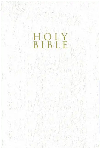 Niv, Gift and Award Bible, Leather-Look, White, Red Letter Edition, Comfort Print - Paperback