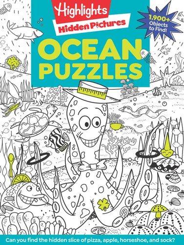 Ocean Puzzles: Over 100 Search and Find Puzzles with Sea Creatures, Marine Animals and More Under the Sea Picture Scenes, Ocean Picture Puzzles for Ki - Paperback