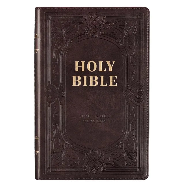 KJV Gift Edition Bible Dark Brown - Leather