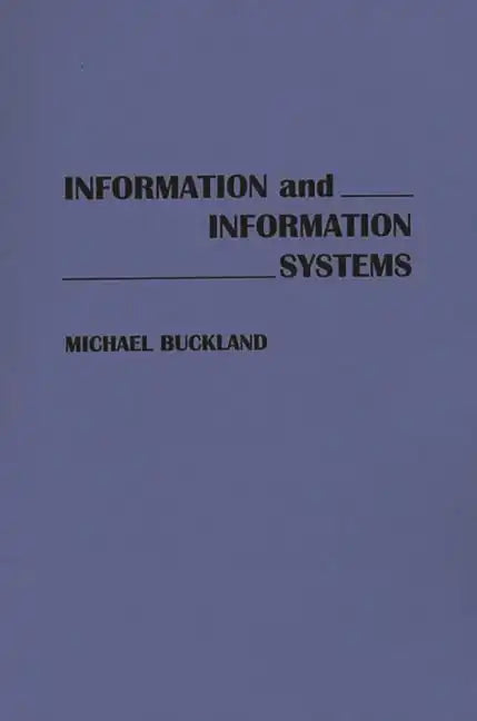 Information and Information Systems - Paperback