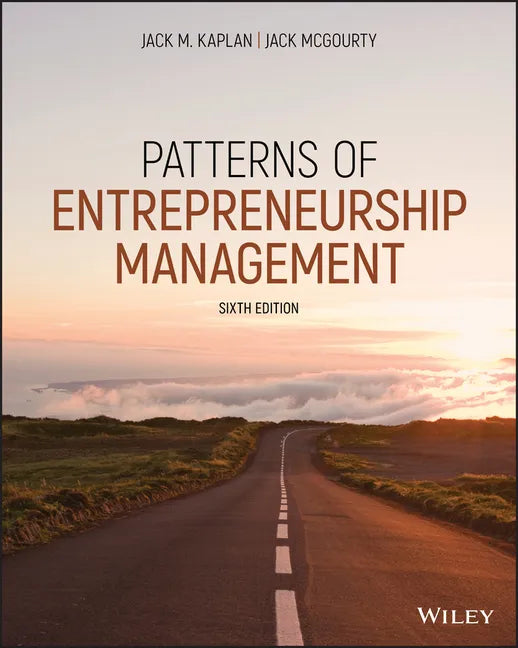Patterns of Entrepreneurship Management - Paperback