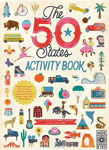 The 50 States: Activity Book: Maps of the 50 States of the USA - Paperback