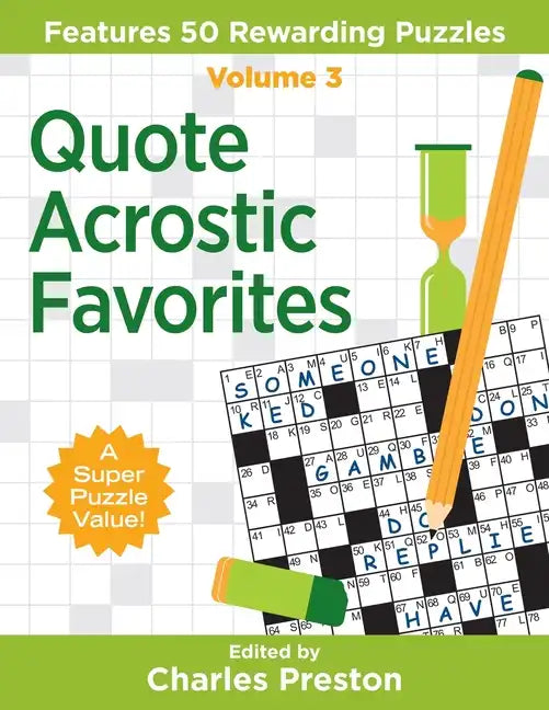 Quote Acrostic Favorites: Features 50 Rewarding Puzzles - Paperback