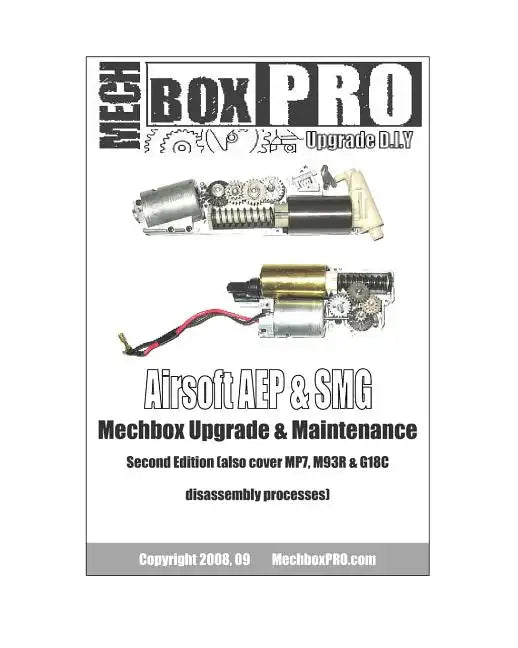 Airsoft AEP & SMG: Mechbox Upgrade And Maintenance - Paperback
