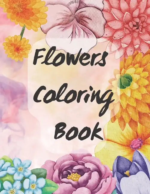 Flower Coloring Book - Paperback