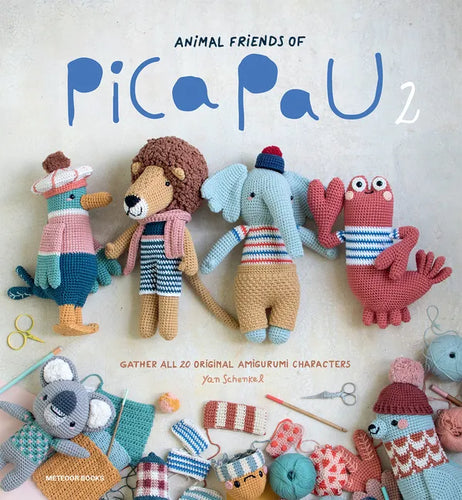 Animal Friends of Pica Pau 2: Gather All 20 Original Amigurumi Characters - Paperback