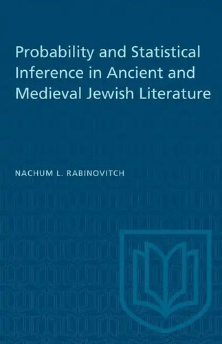 Probability and Statistical Inference in Ancient and Medieval Jewish Literature - Paperback