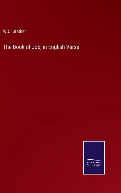 The Book of Job, in English Verse - Hardcover