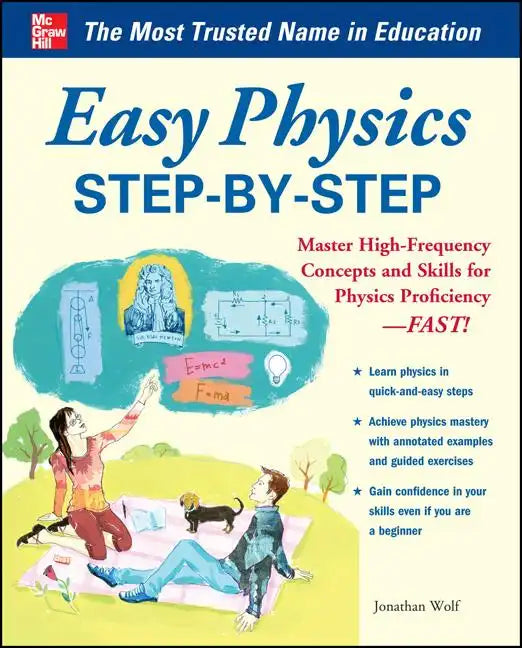 Easy Physics Step-By-Step: With 95 Solved Problems - Paperback