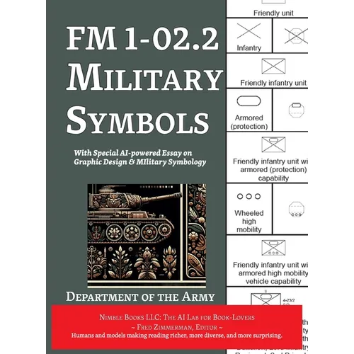 FM 1-02.2 Military Symbols: With Special AI-powered Essay on Graphic Design & Military Symbology - Hardcover