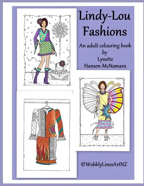Lindy-Lou Fashions: An Adult Colouring Book - Paperback