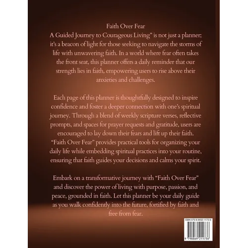 Faith Over Fear: Faith Planner - Paperback
