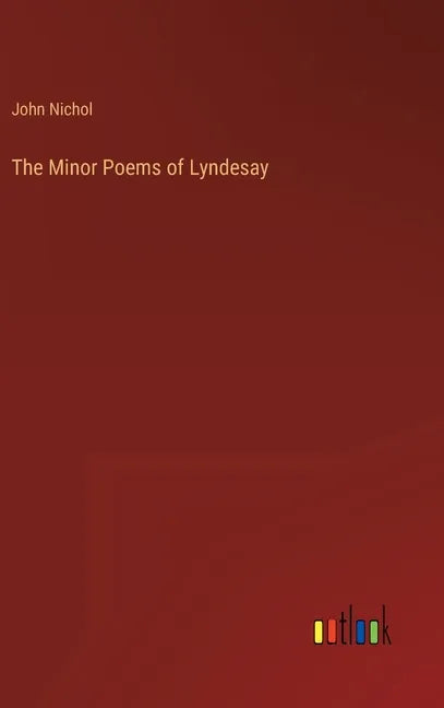 The Minor Poems of Lyndesay - Hardcover