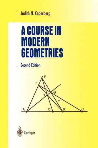 A Course in Modern Geometries - Paperback