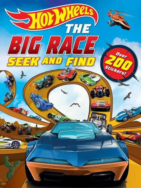 Hot Wheels: The Big Race Seek and Find - Paperback