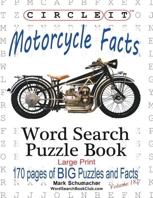 Circle It, Motorcycle Facts, Word Search, Puzzle Book - Paperback