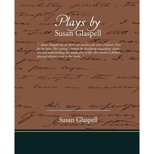 Plays by Susan Glaspell - Paperback