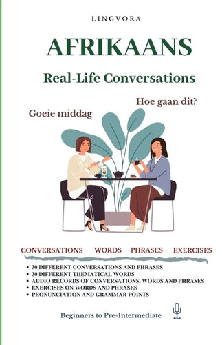 Afrikaans: Real-Life Conversations for Beginners (with audio) - Paperback