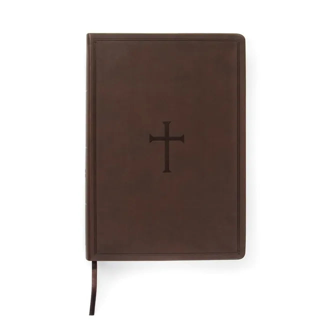 CSB Super Giant Print Reference Bible, Value Edition, Brown Leathertouch - Imitation Leather