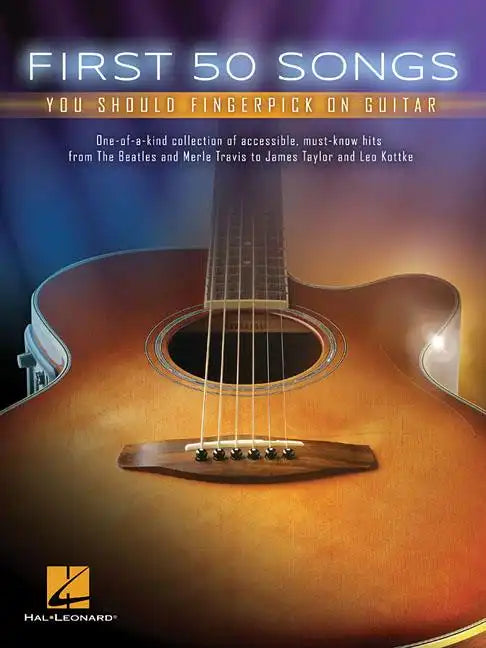 First 50 Songs You Should Fingerpick on Guitar - Paperback